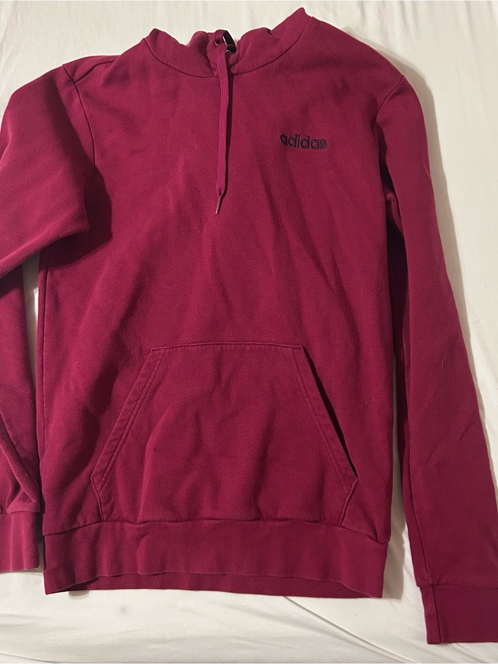 adidas Men’s Burgundy Crewneck Pullover